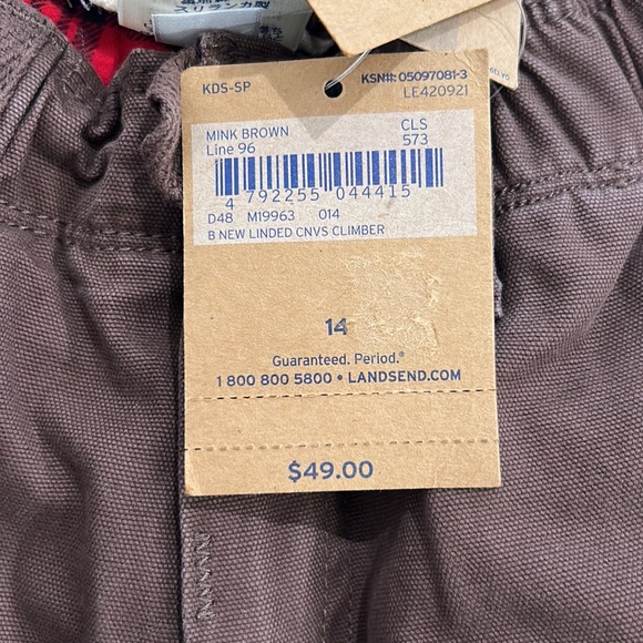 Lands End Iron Knee Pants, Size 14 - Picture 17 of 17